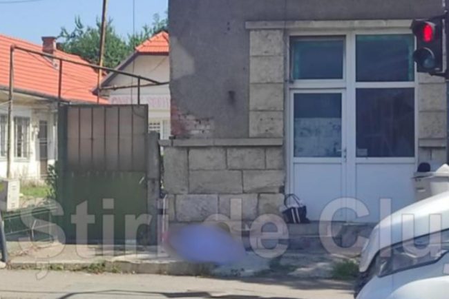 Scene socante in Cluj Napoca cadavrul unei femei pe strada