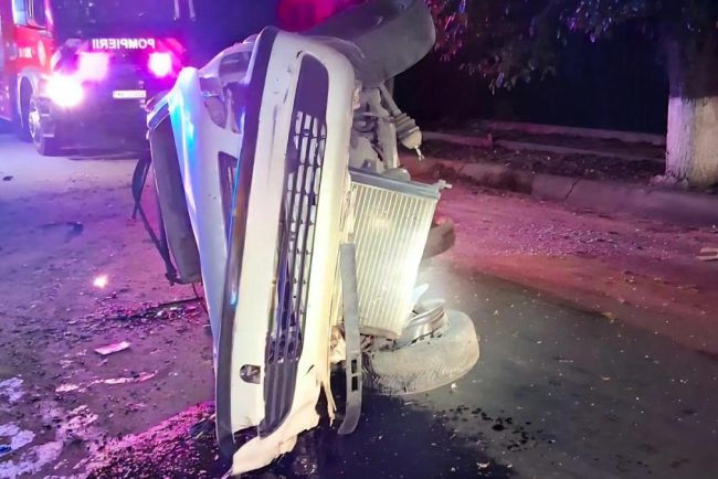 Accident grav in Giurgiu cinci tineri raniti