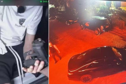 Barbat cu arm airsoft retinut de politie in Bucuresti