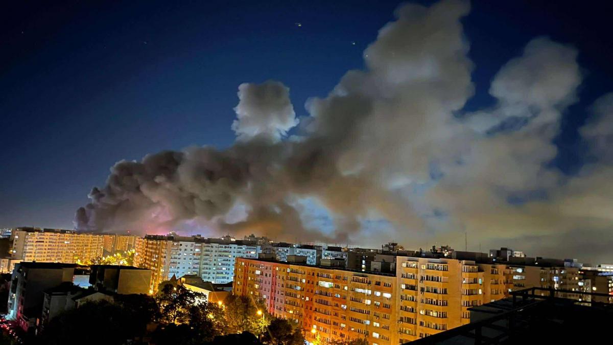 Calitatea aerului in Bucuresti dupa incendiul Antefrig