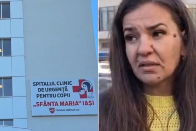 Marturia matusii bebelusului decedat la Spitalul Sf Maria