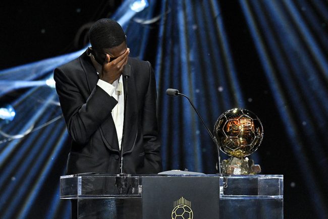 Nationalei Frantei sarbatoresc pe Ousmane Dembele