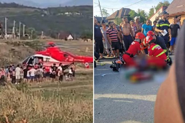 Patru raniti intr un accident la Somcuta Mare