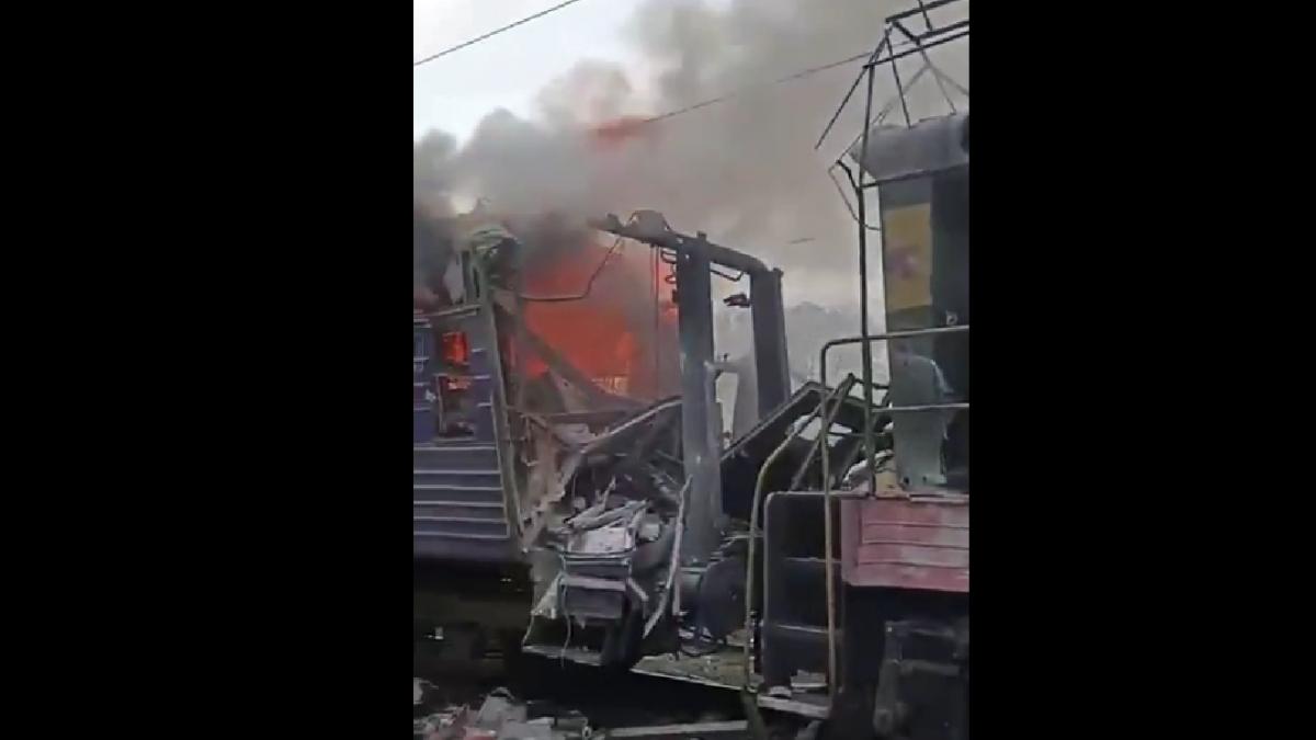 Tren ucrainean atacat de drona rusa afirma Zelenski