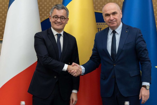 Ilie Bolojan si Gerald Darmanin au discutat despre justitie si securitate