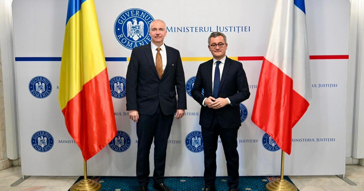 Ministrul Justitiei Radu Marinescu ntalnire cu omologul francez