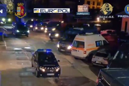 Retea mafiota destructurata perchezitii in Romania si Italia