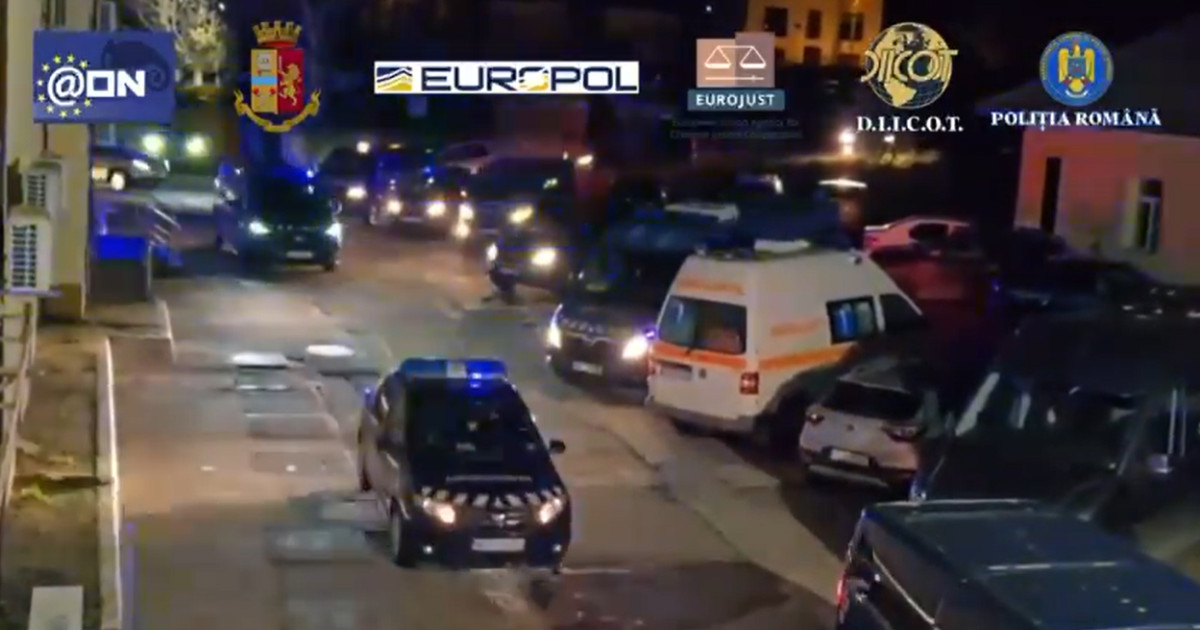 Retea mafiota destructurata perchezitii in Romania si Italia