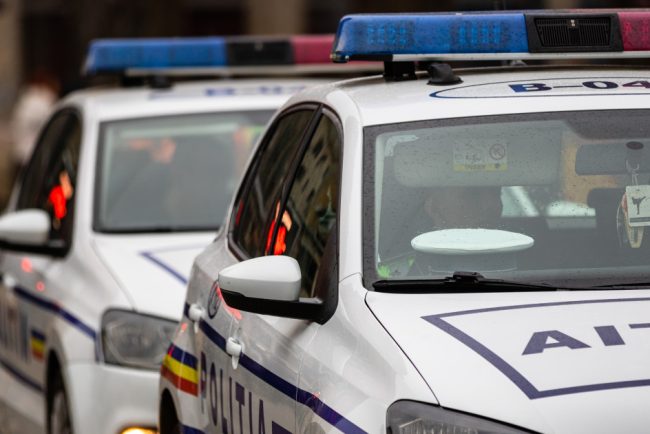 27 de masinivandalizate la Targu Jiu Politia investigheaza