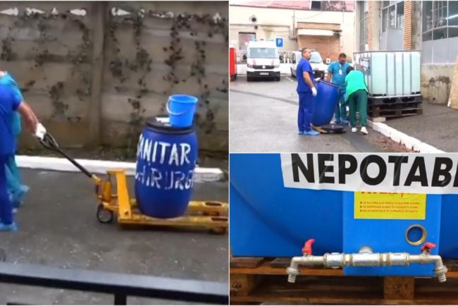 Imagini surprinzatoare la spitalul din Campina