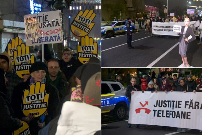 Proteste pentru independenta justitiei a cincea zi consecutiv Manifestanii cer demisii in varful sistemului