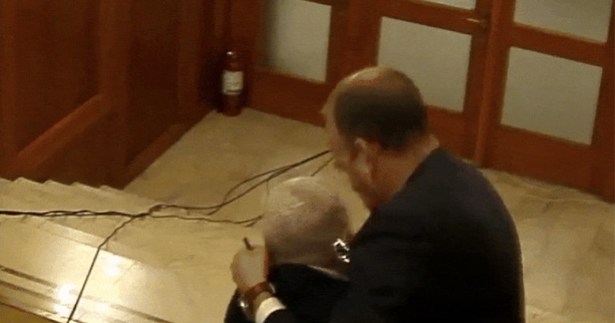 Fostul deputat Dan Vilceanu va afla astazi daca va fi judecat pentru ca l a agresat pe Florin Roman in Parlament