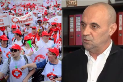 Sindicalistii Sanitas au informat oficial Guvernul despre dorina de a declana o grev general