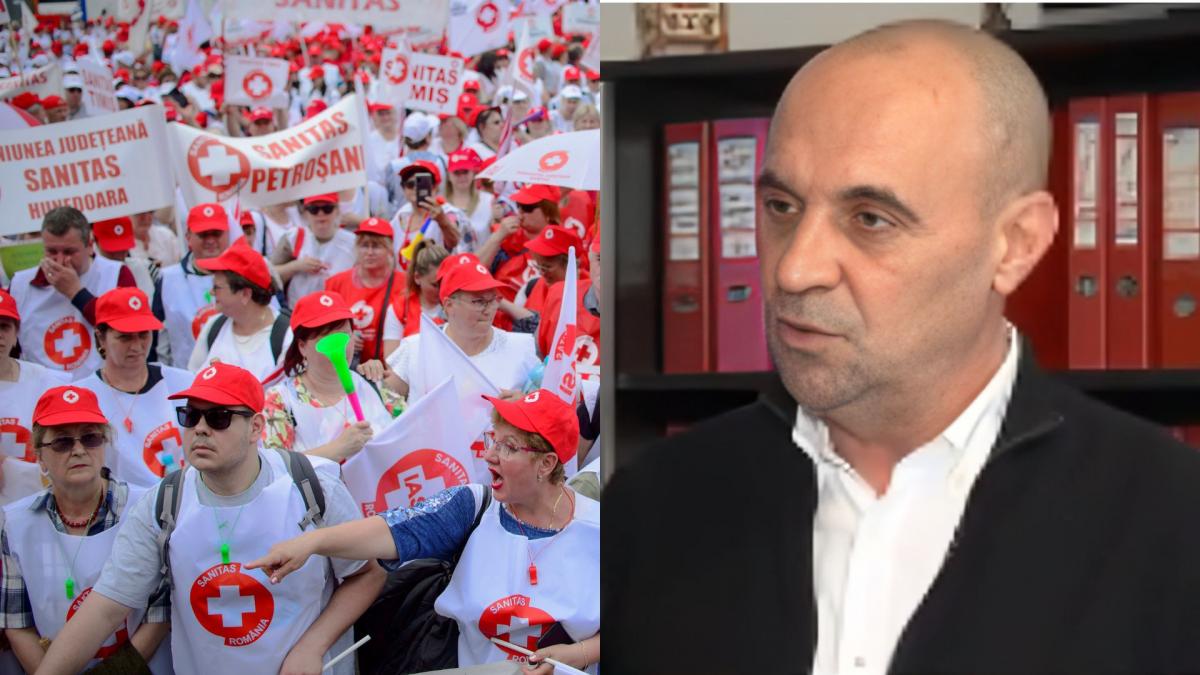 Sindicalistii Sanitas au informat oficial Guvernul despre dorina de a declana o grev general