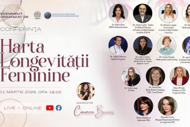 Descopera secretul care le ajuta pe femei sa aiba o viata mai lunga la Conferinta online Harta