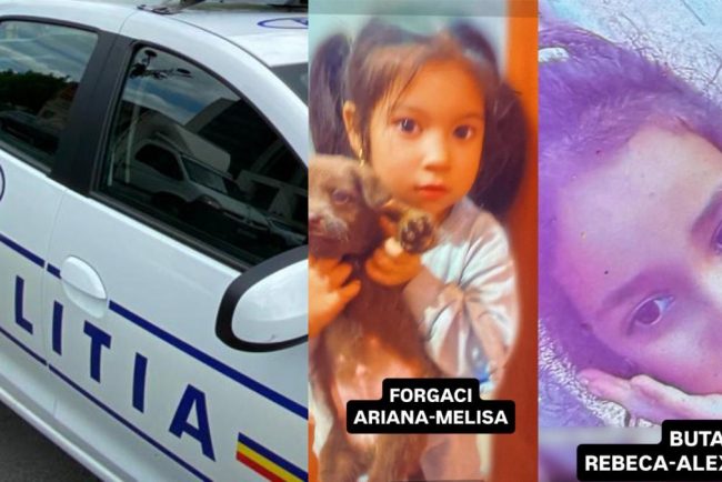 Le ati vazut Pe Politia cere ajutorul romanilor pentru a le gasi pe Melisa si Rebeca fetitele de 4 ani