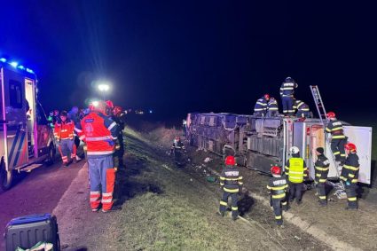 Planul rosu a fost activat in Galati dupa ce un autocar cu 44 de cetateni moldoveni la bord sa