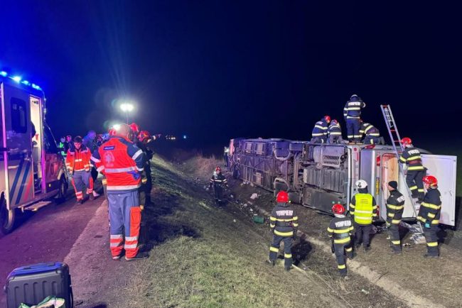 Planul rosu a fost activat in Galati dupa ce un autocar cu 44 de cetateni moldoveni la bord sa