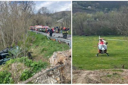 Accident cu sapte victime la iesirea din Medias A fost activat planul rosu de interventie si