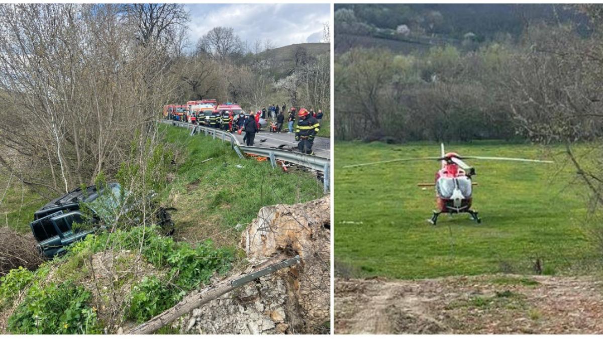 Accident cu sapte victime la iesirea din Medias A fost activat planul rosu de interventie si
