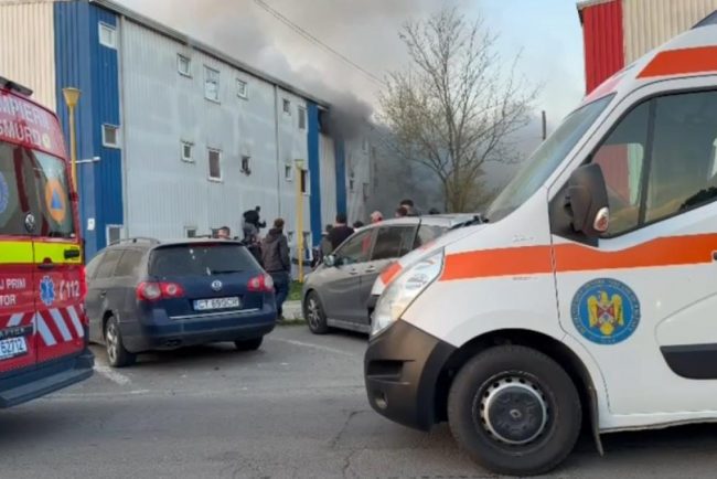 Incendiu intr un bloc social din Constanta A fost declansat Planul Rosu de interventie