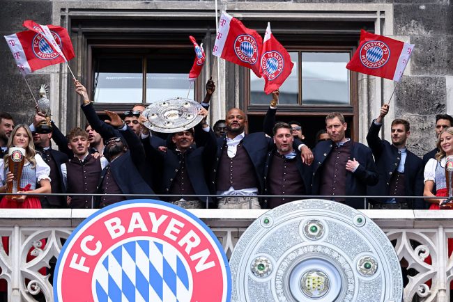 Bayern a ratat trofeul inainte de petrecerea pentru castigarea titlului Sotia lui Kompany a intervenit pentru a salva momentul