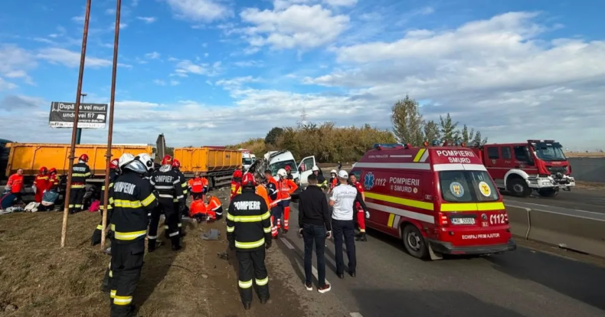 Șoferul microbuzului din accidentul mortal de la Buftea, sub control judiciar